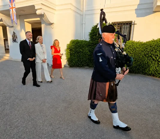 UNITED KINGDOM CELEBRATES NATIONAL DAY IN ANKARA AS AMBASSADOR MORRIS BIDS FAREWELL